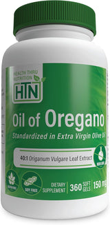Suplemento Oil of Oregano Softgels Wild Harvested Non-GMO