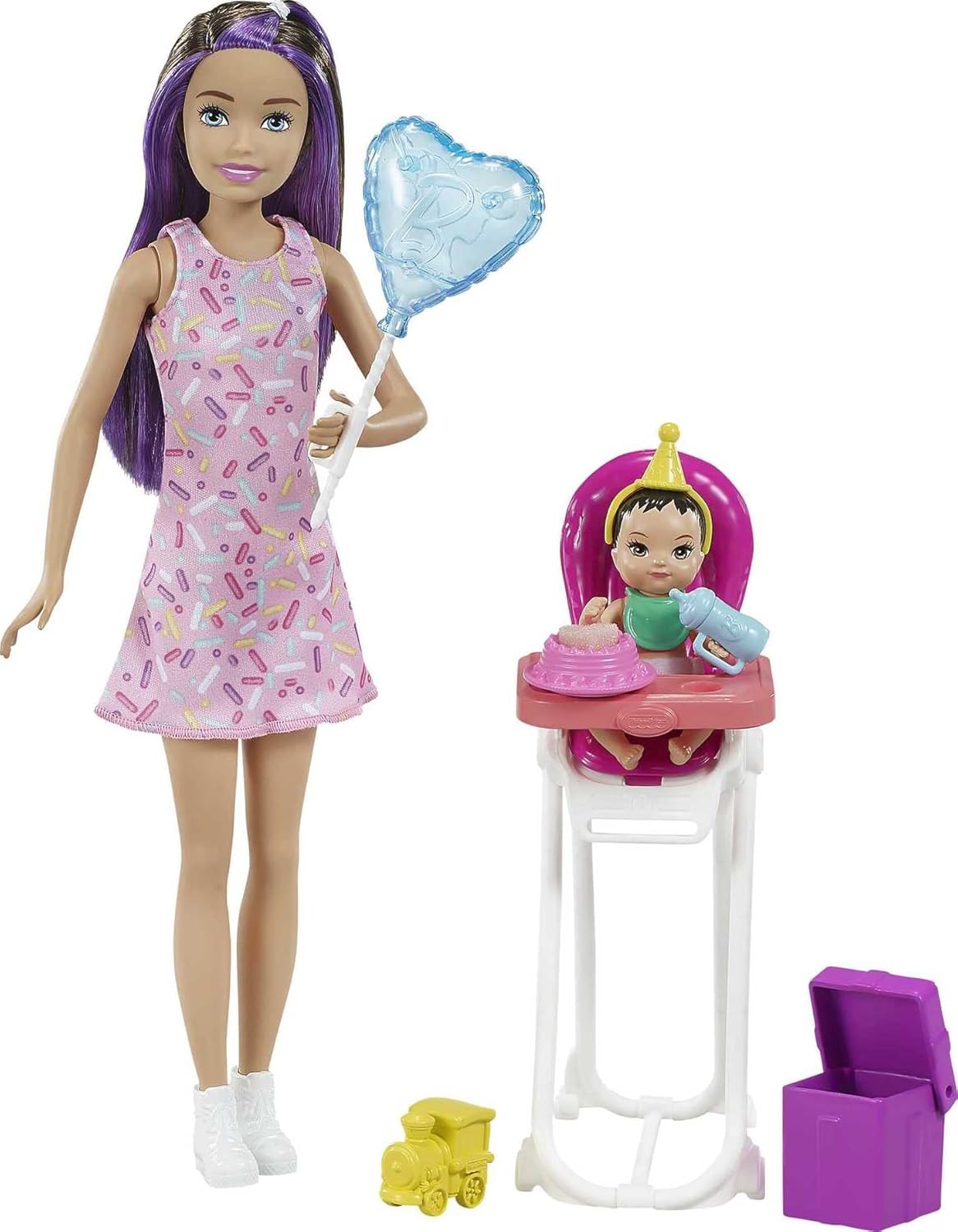 Barbie Skipper Babysitter Inc Set con Muñeca y Accesorios