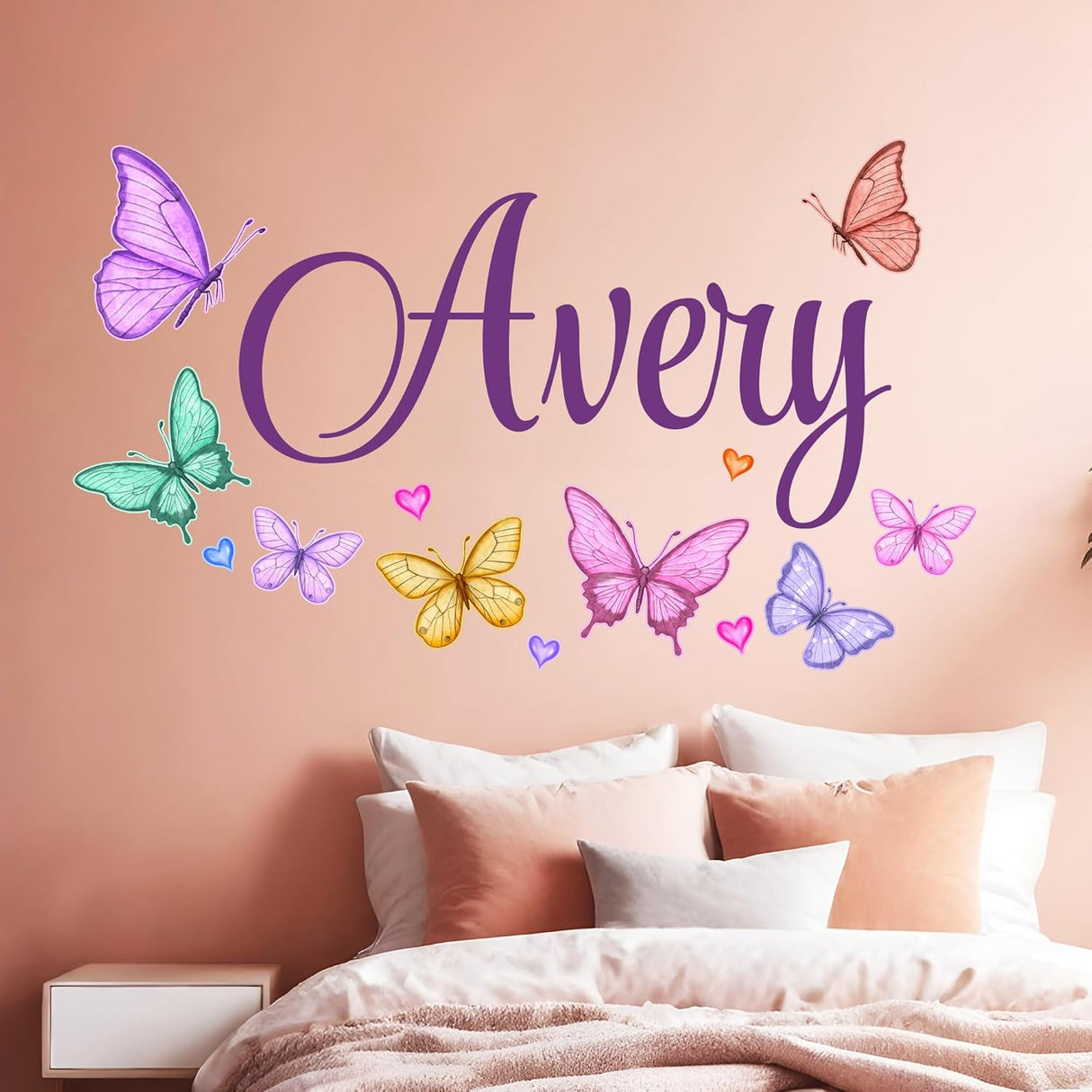Decoración de Mariposas Personalizadas I Paredes para Niñas I Modelos Variados