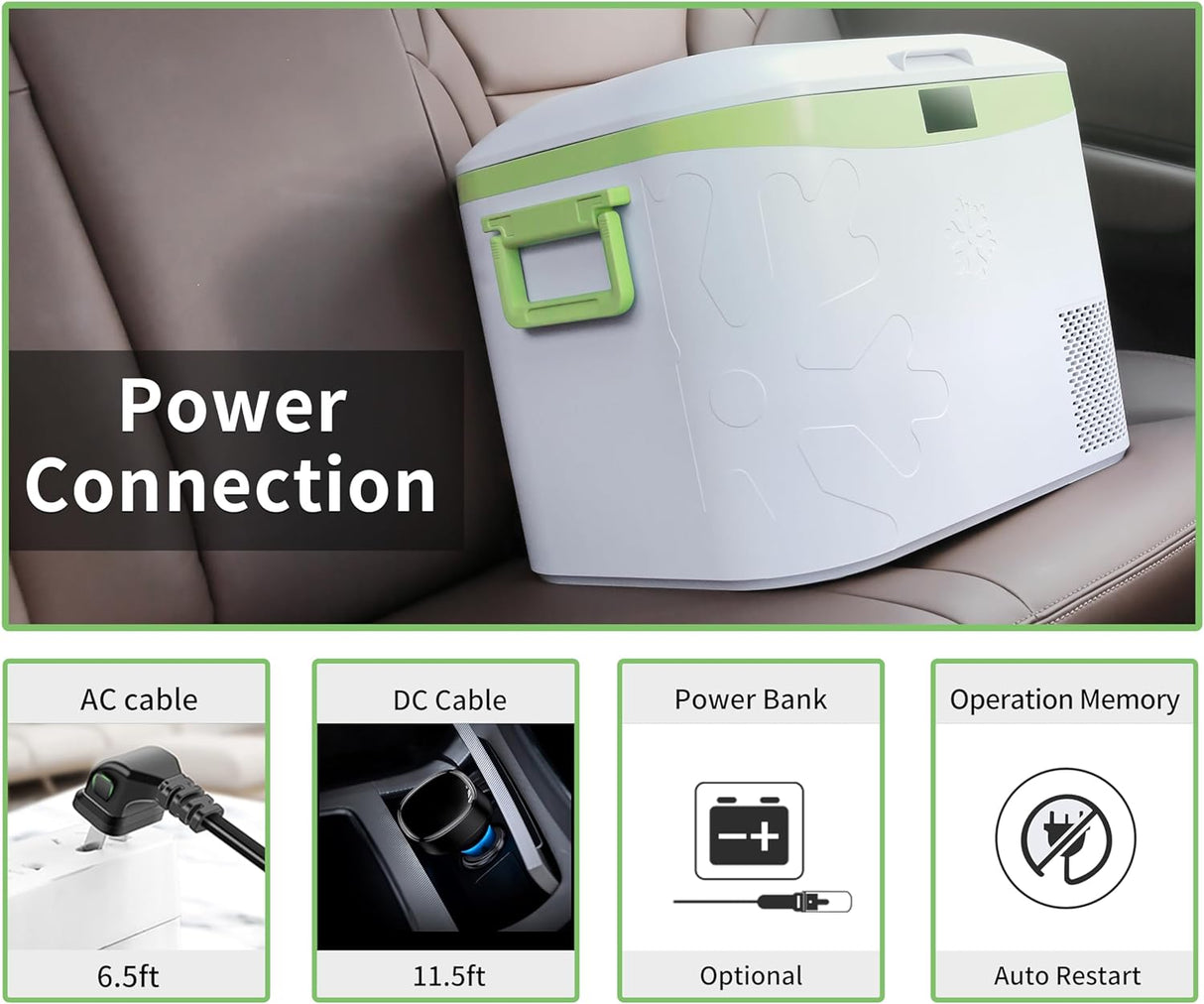 Refrigerador portátil de 12 V para automóvil 19 cuartos