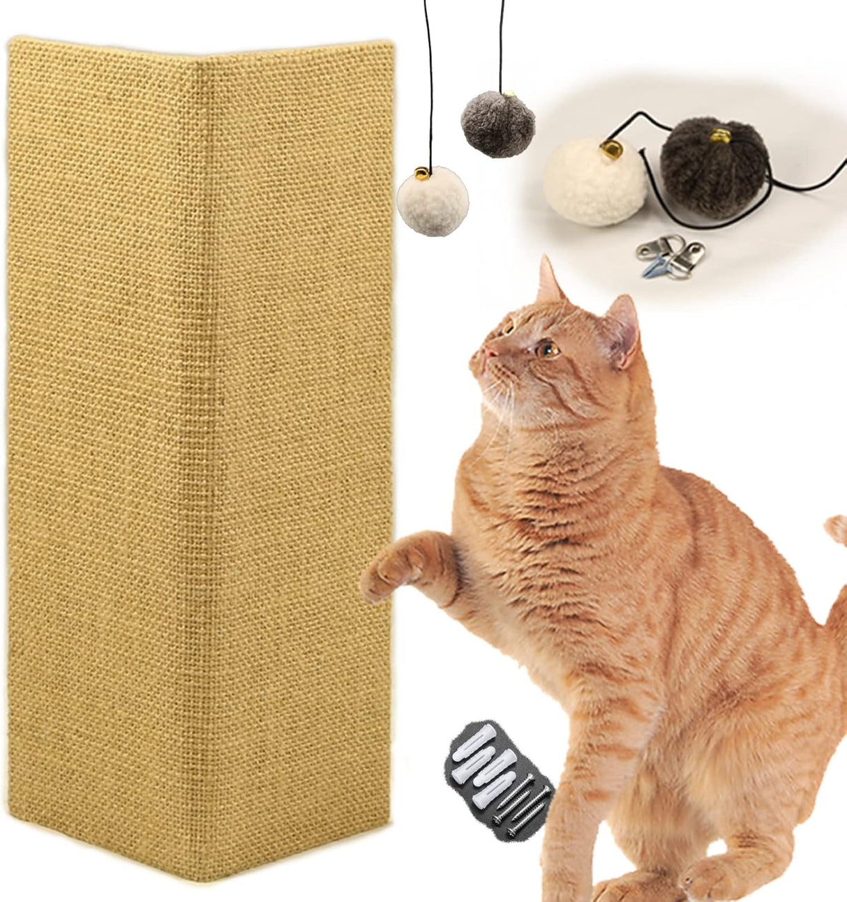 Rascador 2 tablas de rascar plegables para gatos