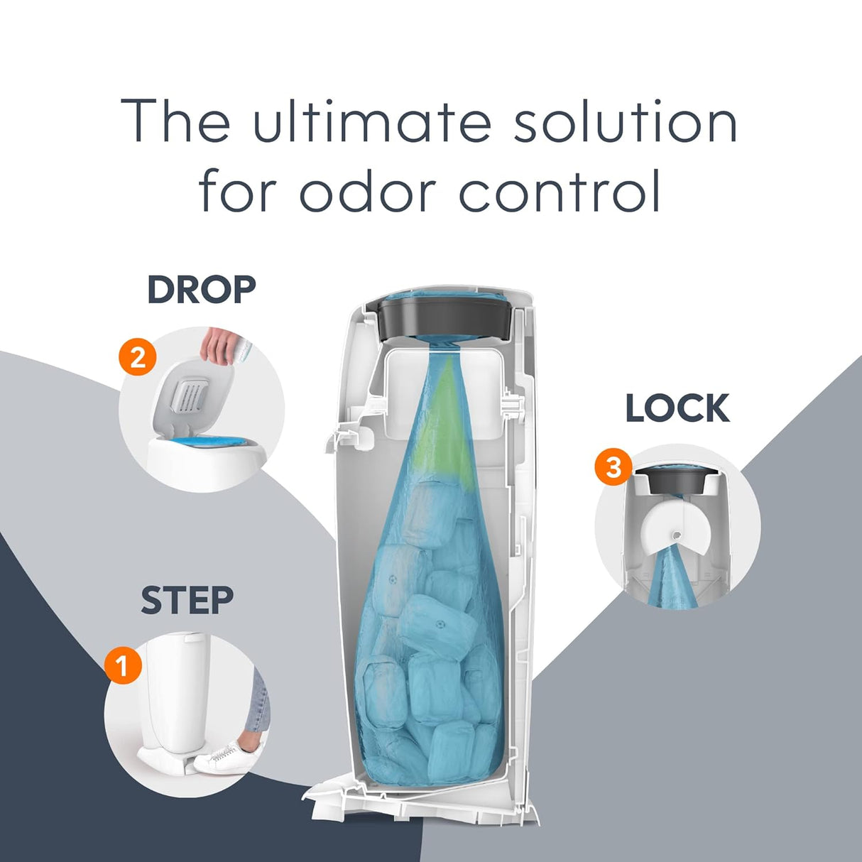 Pañalera Playtex Diaper Genie, control de olores, modelo completo