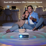 Proyector FUDONI 4K Portátil WiFi Bluetooth 18000L HD 1080P