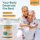 Suplemento Liposomal NAD+ con Nicotinamida y Resveratrol