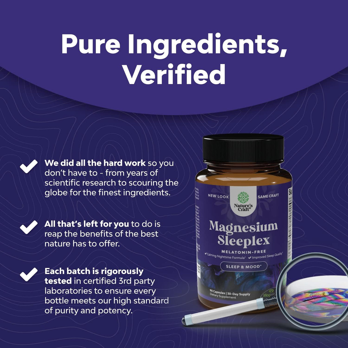 Suplemento de magnesio para dormir de alta absorción