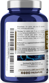 NusaPure Colina e Inositol 1000mg 200 cápsulas Vegetariano