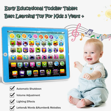 Tableta Educativa para Niños - Interactiva con Música y Números