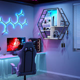 Estantes Flotantes con Luz, Almacenaje, Gran Capacidad, Modelo: LED