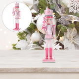 Figuras de soldado navideño, decoraciones de Navidad, 14 pulgadas