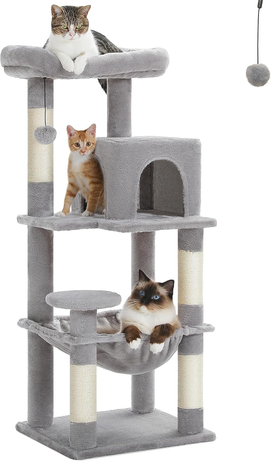 Árbol para Gatos PETEPELA, 5 Niveles, Marco Metálico, Modelo 45.7