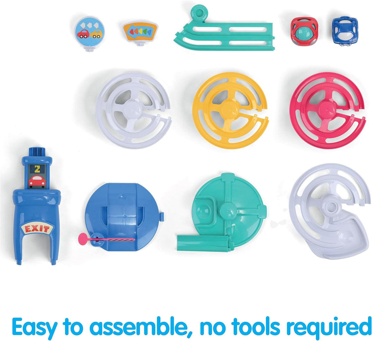 Garaje Kidoozie Park 'n Roll - Ramp Espiral para Niños 18+ Meses