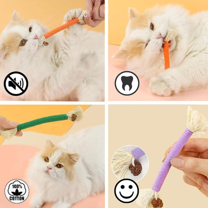 Juguetes para Gatos 6Pcs, Interactivos, Molar, 5.9”