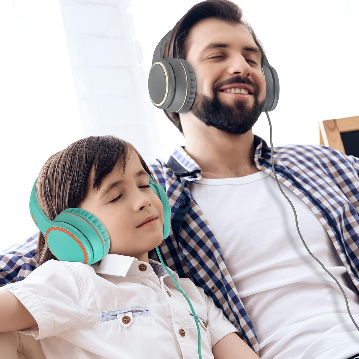 Auriculares On-Ear RORSOU, ligeros, con micrófono, R10