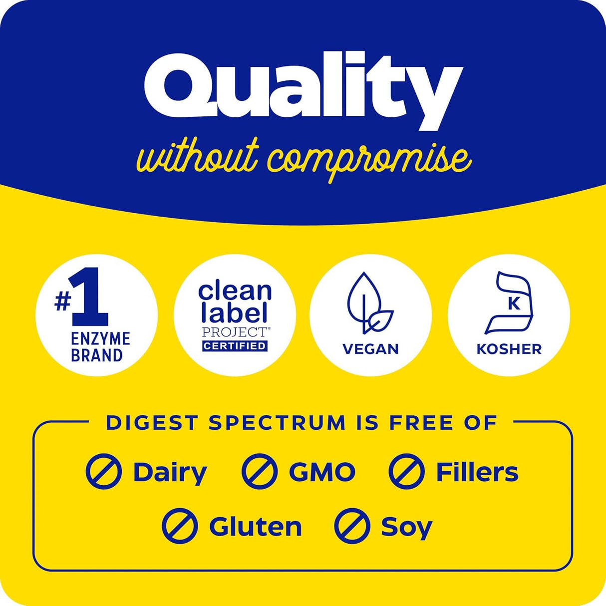 Suplemento Enzymedica Digest Spectrum  vegano digestivo