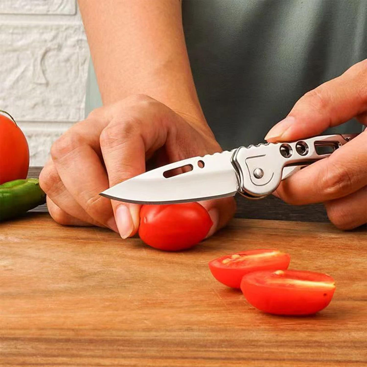 Cuchillo plegable pequeño multifuncional de 2 pulgadas