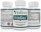 Suplemento para la salud de la vesícula biliar de Biovy 60