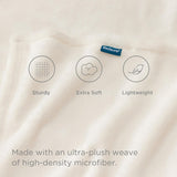 Manta Fleece Bedsure - Ligera, Suave, Microfibra - Throw Blanket