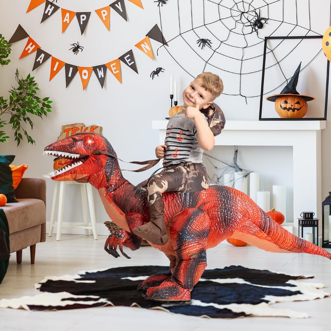 Disfraz Inflable de Dinosaurio GOOSH para Niños Halloween