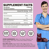 L Glutamina 1000mg Gummies - Apoyo muscular e inmunológico, Vegan, 60u