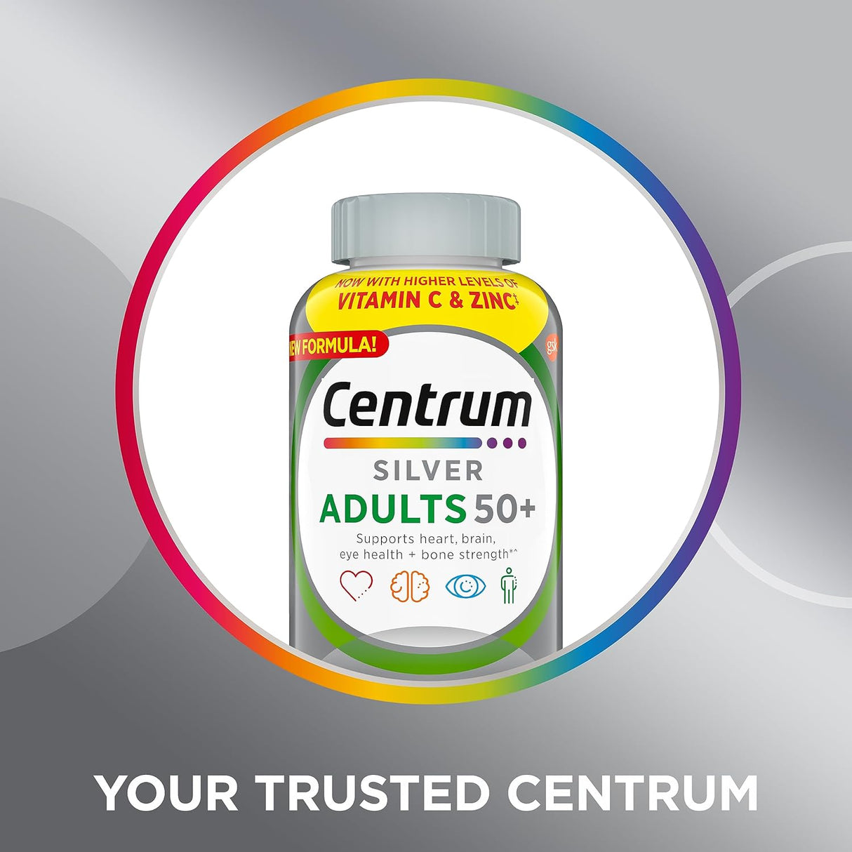 Suplemento Centrum Multivitamínico para adultos sin gluten