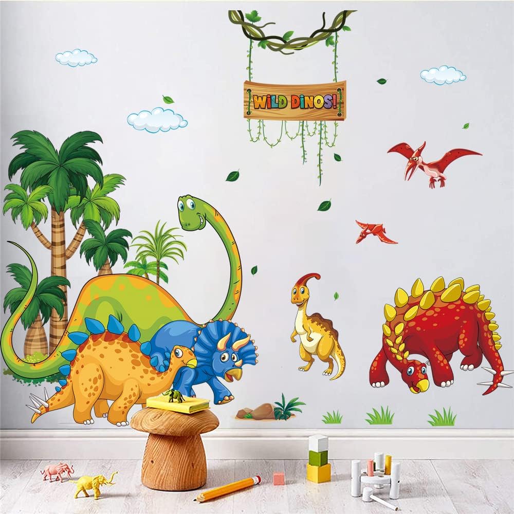 Stickers de Dinosaurios Supzone para Habitaciones Infantiles