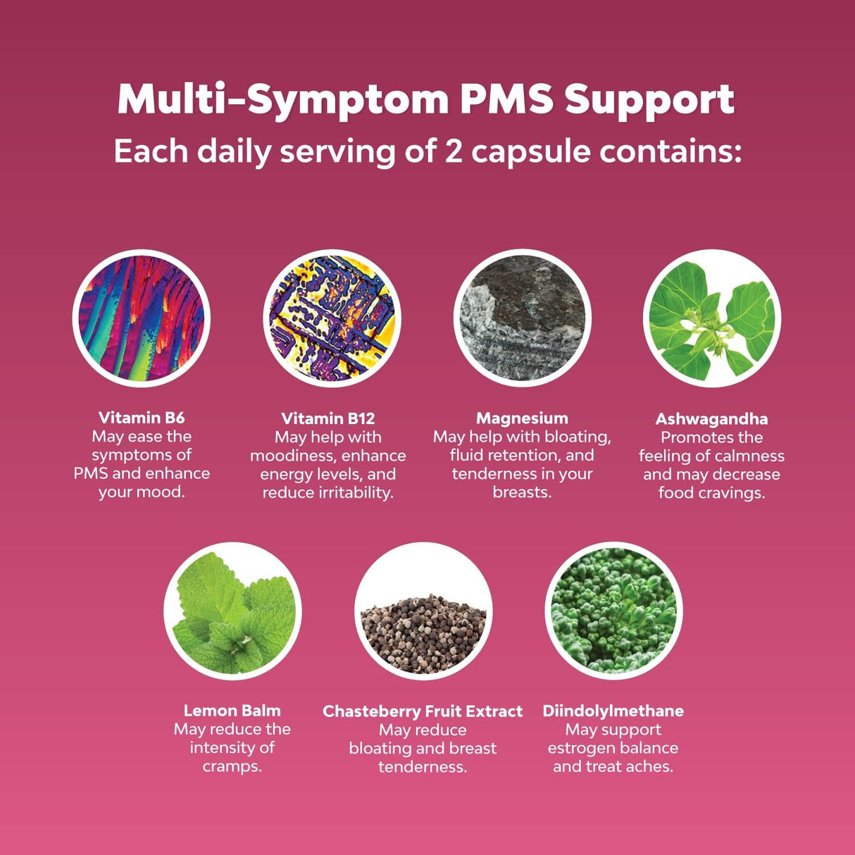 Suplemento avanzado de apoyo para el síndrome premenstrual