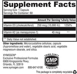 Suplemento K2-D3 10000 - XYMOGEN - Vitamina D3 y K2