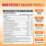 Calcio 1200 mg con Vitamina D3 Gummies - Absorción Extra