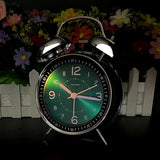 Reloj Despertador Metálico para Dormilones, Campanas Dobles