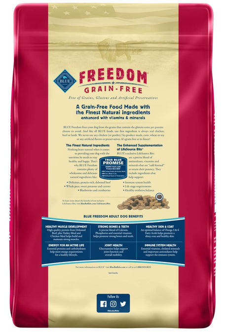 Comida seca para perros Receta de carne de res 11 lb