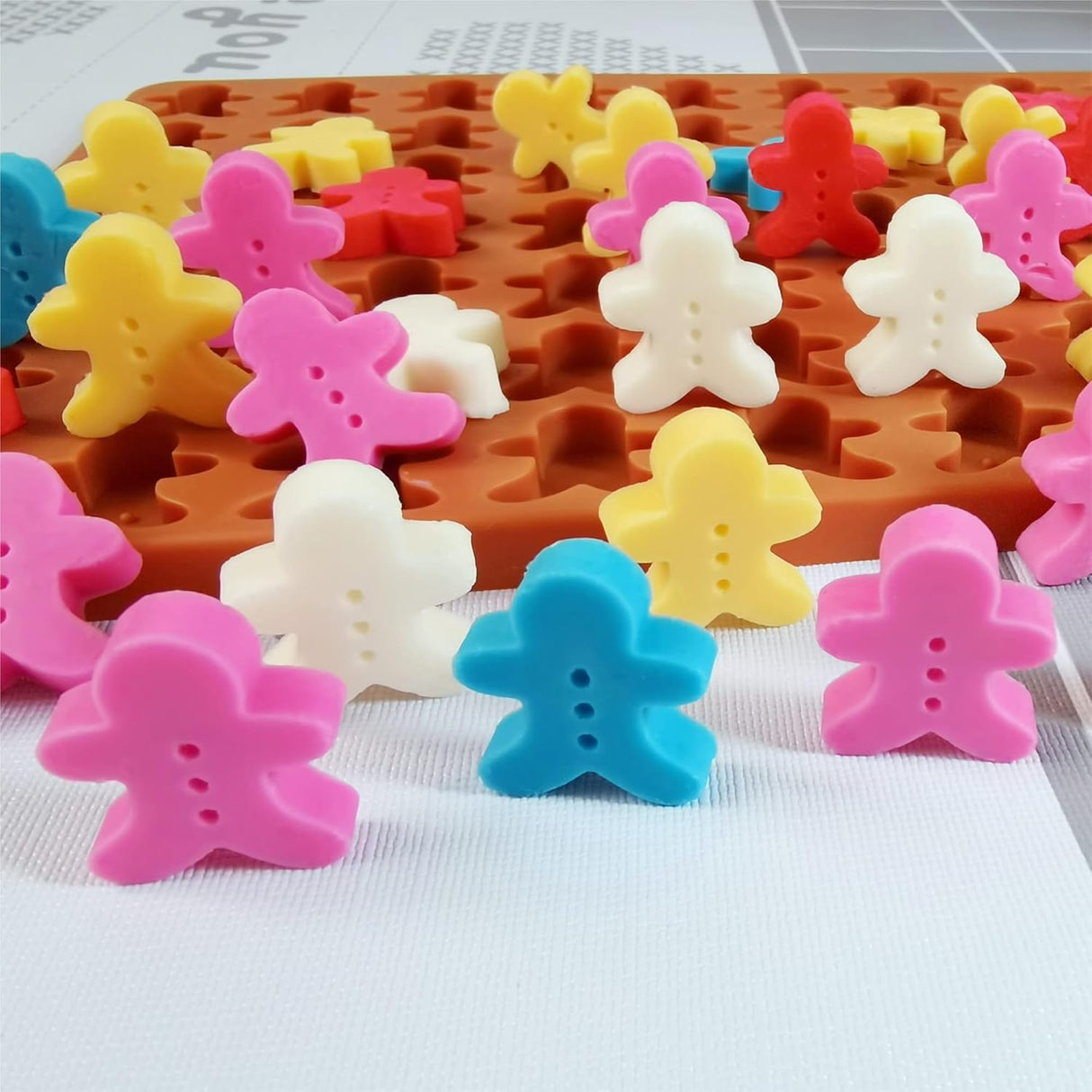 Moldes de Silicona Gingerbread Man - Premium, 6 Cavidades, 1PC