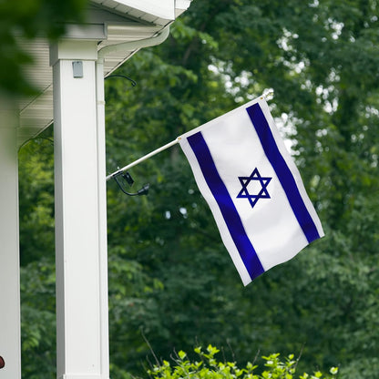 Bandera de Israel bordada de alta calidad de 3 x 5 pulgadas