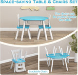 Juego de mesa y silla para niños de malla central muebles