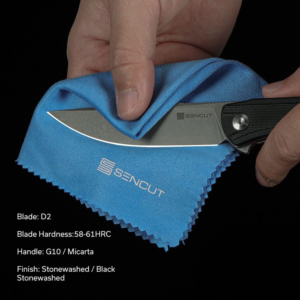 Cuchillo plegable de bolsillo para EDC