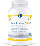 Suplemento Nordic Naturals ProOmega 2000-D sabor a limón
