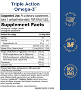 Triple Action Omega-3 Purity Products - 60 Cápsulas