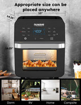 Freidora de aire Nuwave Brio 15.5Qt, 1800W, 100 presets