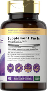 Saccharomyces Boulardii Probióticos &Prebióticos 10B CFUs