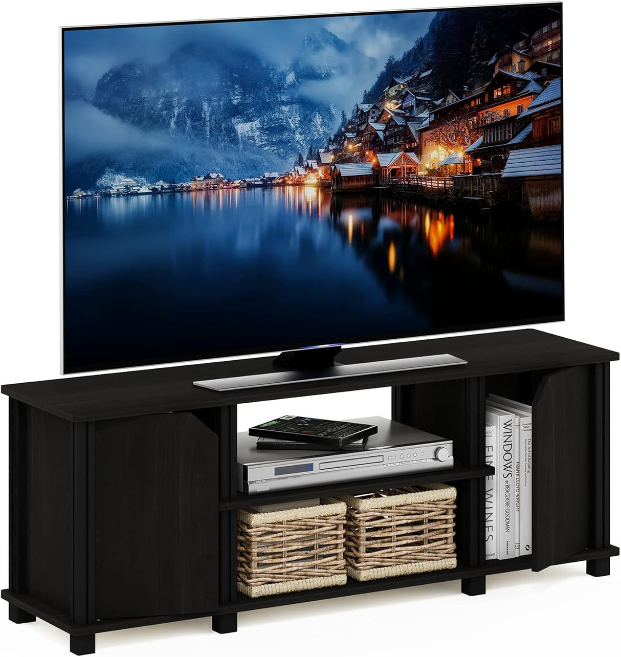 Soporte TV 45" con estantes y almacenamiento - Brahms