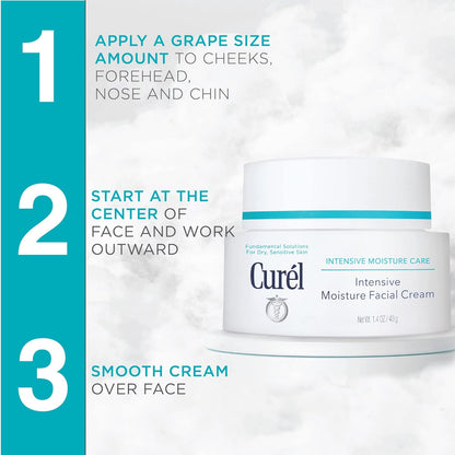 Crema hidratante facial intensiva japonesa Curel