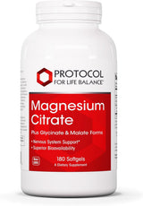 Protocolo Vida Equilibrada Magnesio Citrato Plus 180 Softgels
