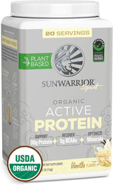 Proteína Vegana Sunwarrior Orgánica 20 Serv. Sabor Vainilla