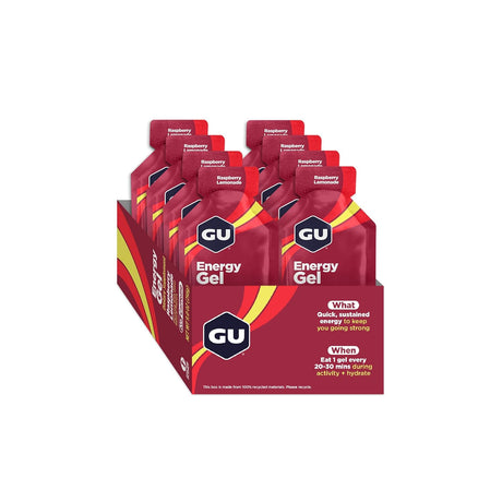 Gel de Energía GU Original, Vegano, Sin Gluten, 8 Uds