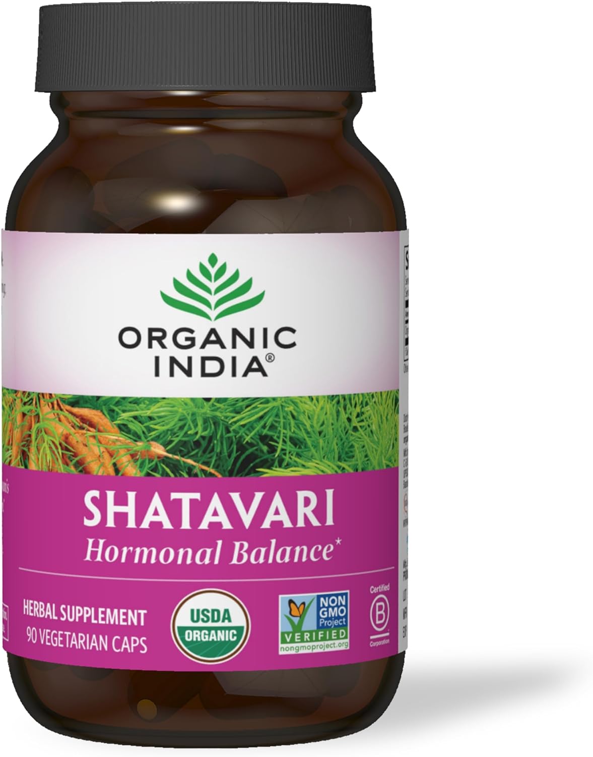 India Orgánica Shatavari, 90 V-caps, OI-SC60