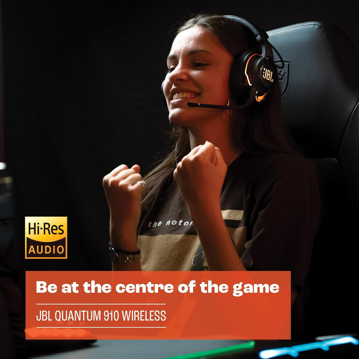 Auriculares Gaming Inalámbricos JBL Quantum 910, Grande