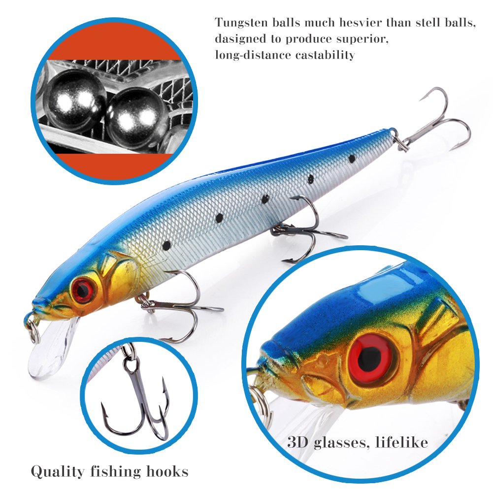 Señuelos de pesca Cebo duro con anzuelo