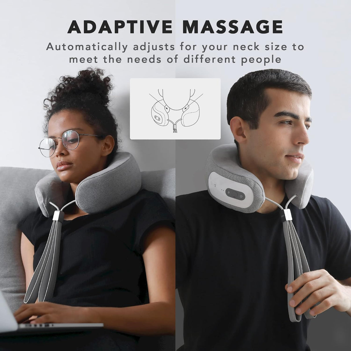 Masajeador de Cuello Breo iNeck3 Pro, Shiatsu, Calor, Portátil