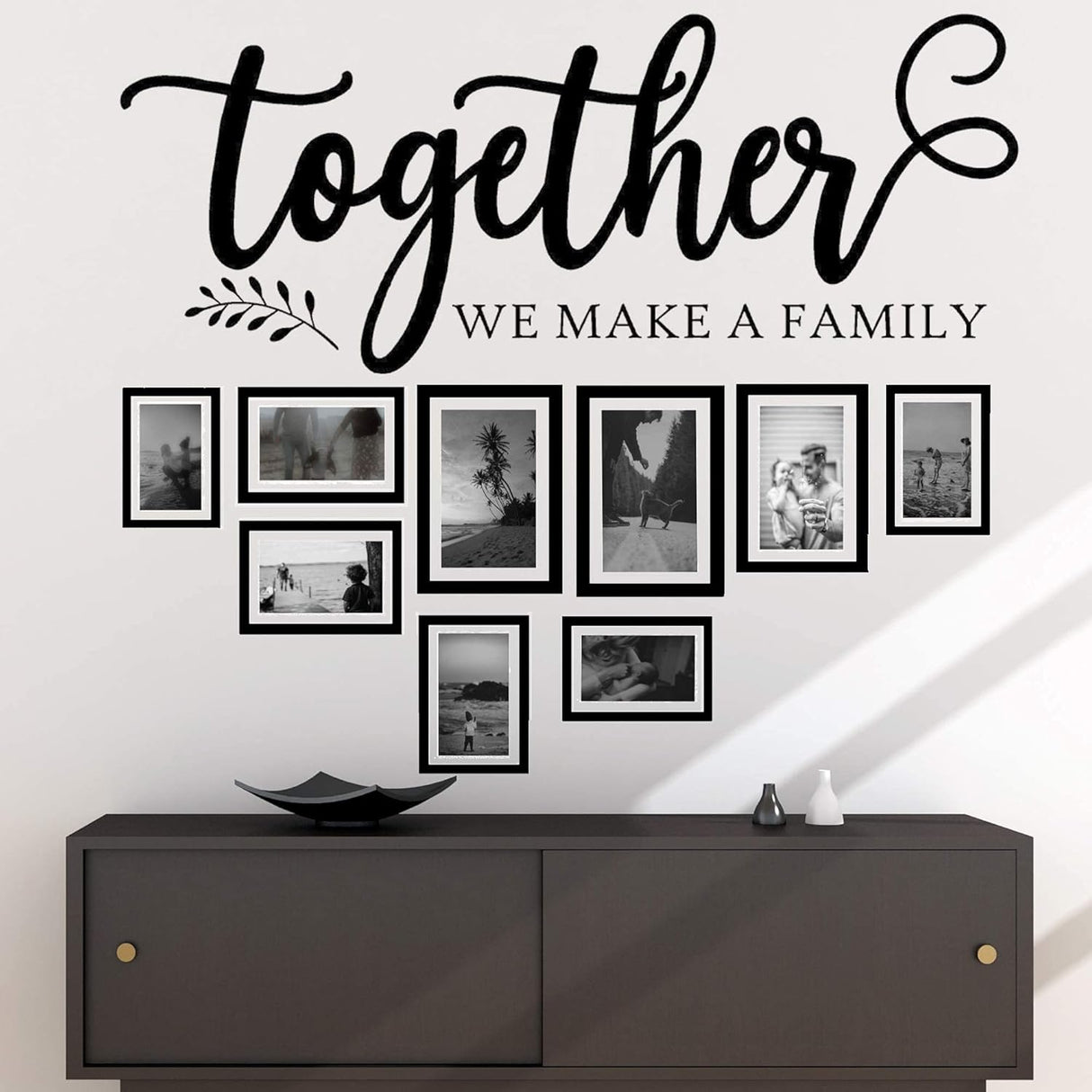 Vinilo Decorativo Familiar Together We Make A Family - Citas