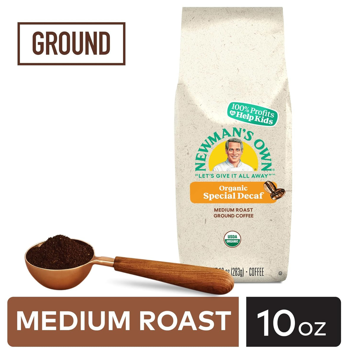 Café Molido Mezcla Especial, Newman’s Own Organics, 10 oz