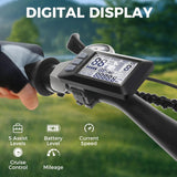 Bicicleta Eléctrica ANCHEER 500W, 21 Velocidades, Gladiator